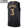 Camiseta Niños NBA Toronto Raptors OG Anunoby 3 2022-23 Nike City Edition Negro Swingman